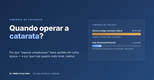 Quando operar a catarata? Por que não é preciso esperar amadurecer — Dr. Hallim Feres Neto